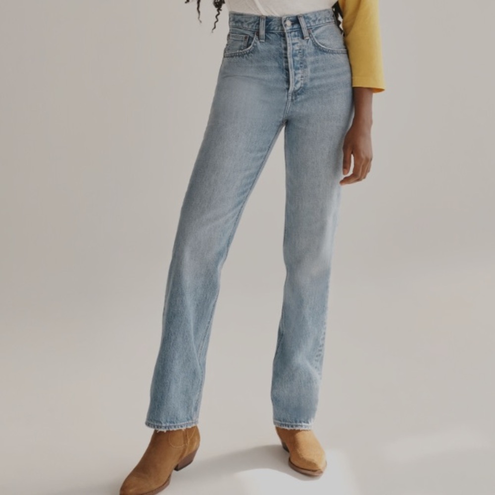 Aritzia Denim Forum Joni High Rise Loose Jeans – Size 31 (32L)